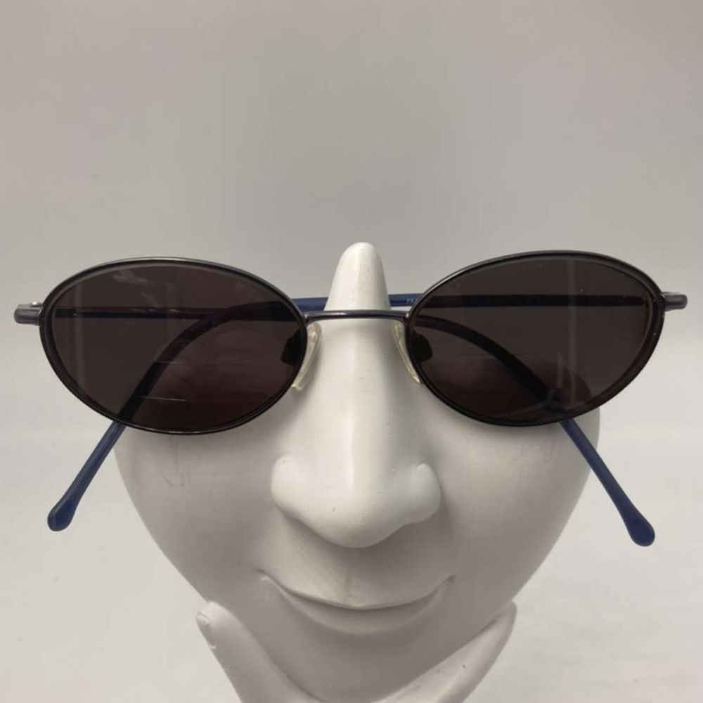 Fratelli Lozza Black Oval Sunglasses Frames